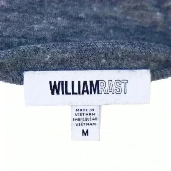 William Rast "Electric Bohemia" Heathered Blue Tee – Size Medium - Picture 4 of 10